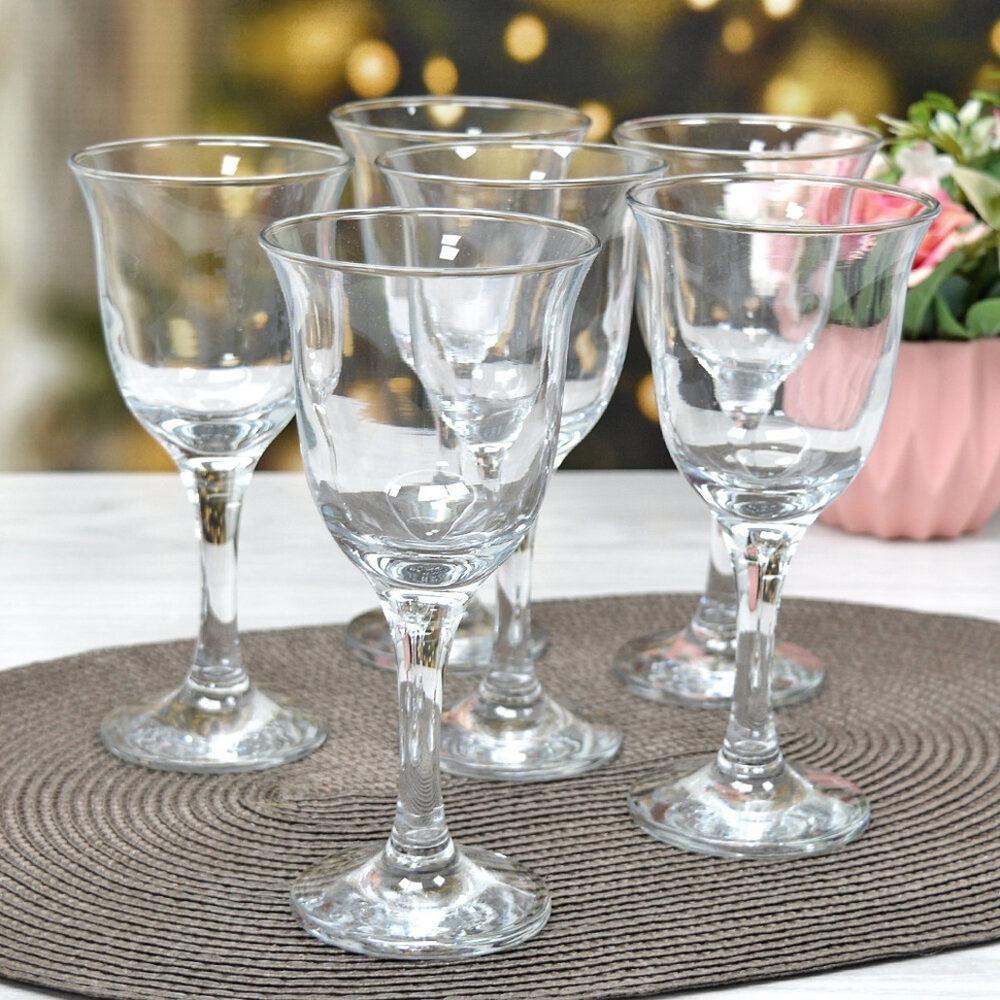 Набор бокалов для вина 6шт 240мл "Dalida"