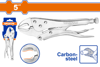 Клещи зажимные 125 мм 0-25 мм (20/80) WADFOW WLP1C05