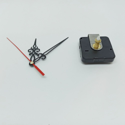 Часовой механизм, шток 21 мм, со стрелками №01 (1уп = 5шт)