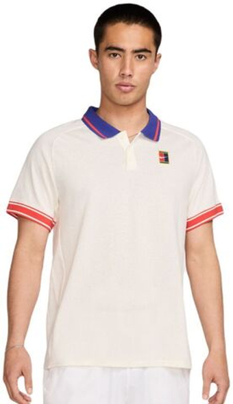 Мужское теннисное поло Nike Court Heritage Tennis - Summit White