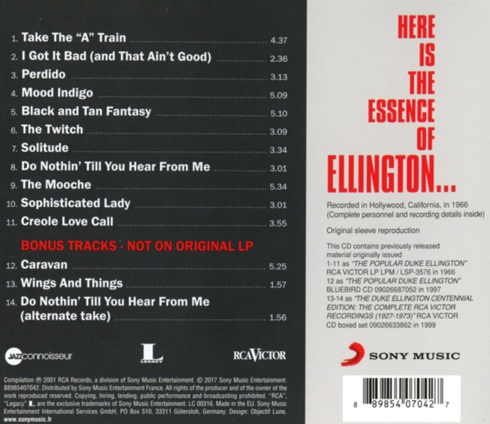 Duke Ellington / The Popular Duke Ellington (CD)