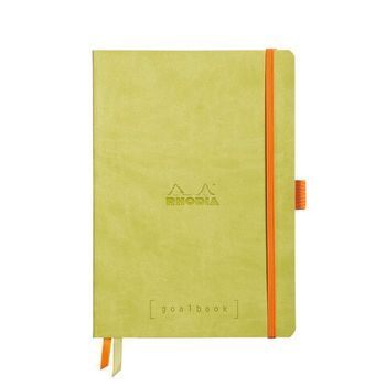 Записная книжка Rhodiarama Goalbook в мягкой обложке A5 точка 90 гр Anise салатовая (117575C)