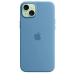 Силиконовый чехол с поддержкой MagSafe Apple Silicone Case для iPhone 15 Plus, Winter Blue (Зимняя синева)