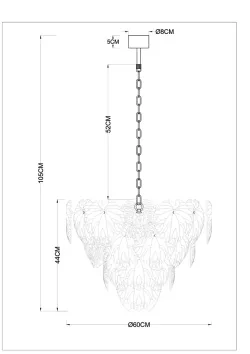 Подвесная люстра ARTE LAMP