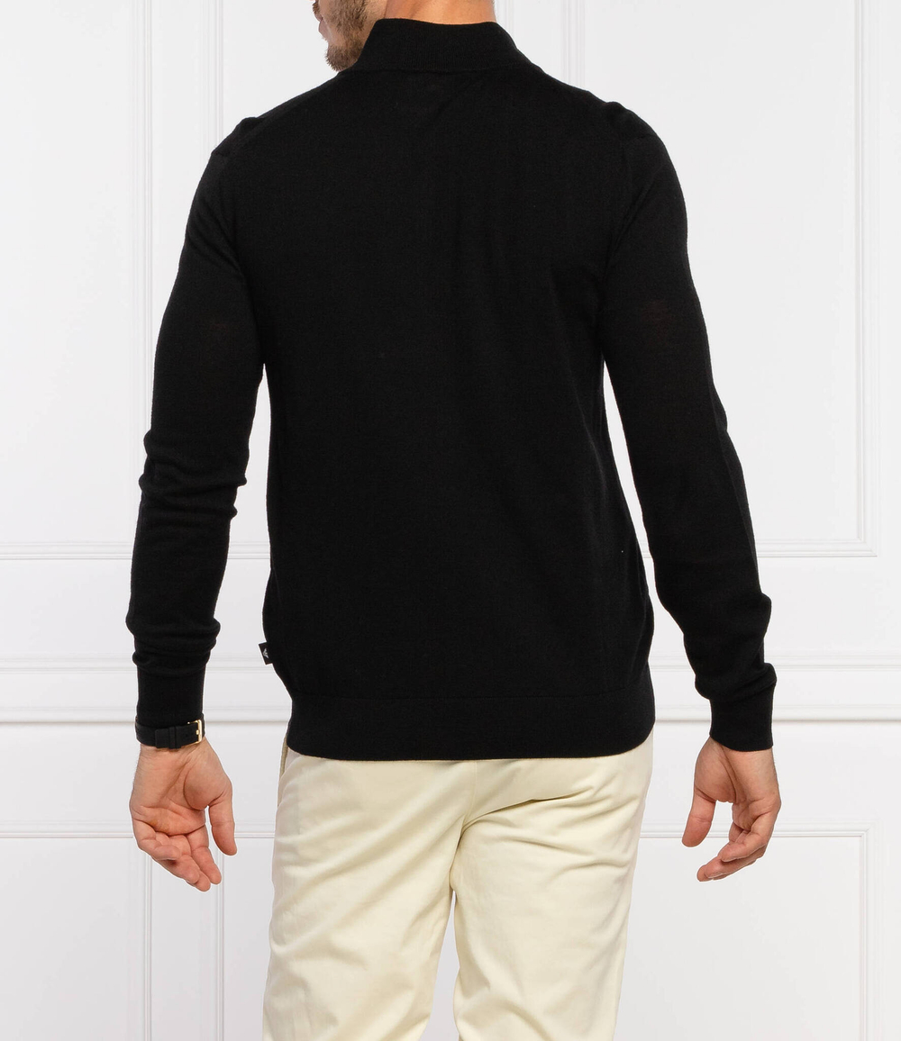 Хлопковый свитер Emporio Armani - черный(8N1MUZ 1MJXZ)