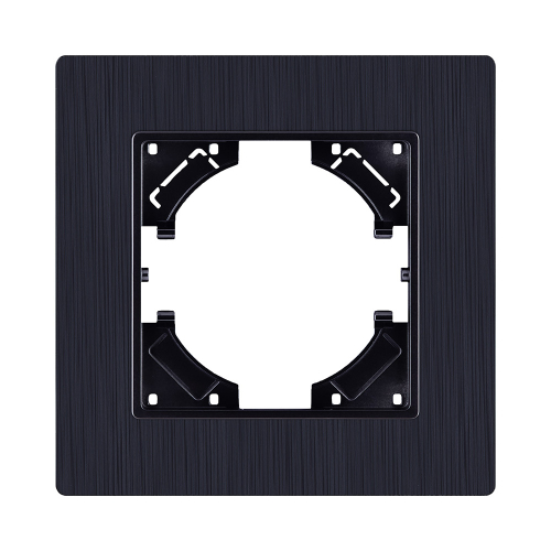Рамка 1-постовая, черный Kollinger Eleganz Plex EP1BK