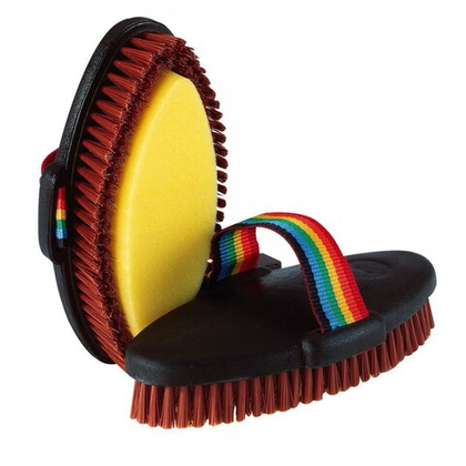 EKKIA Щетка-губка с синтетическим ворсом для мытья лошади