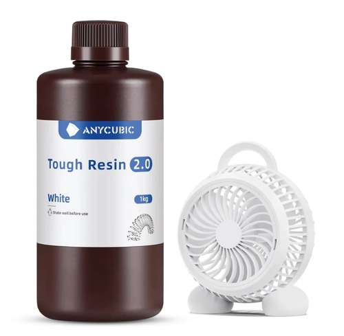Фотополимерная смола Anycubic Flexible Tough Resin 2.0 (1 л), белая