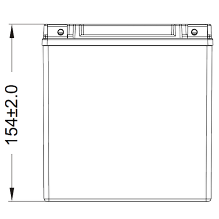 Аккумулятор HPS12-20 WBR (Y50-N18L-A, Y50-N18L-A3, YTX24HL-BS)