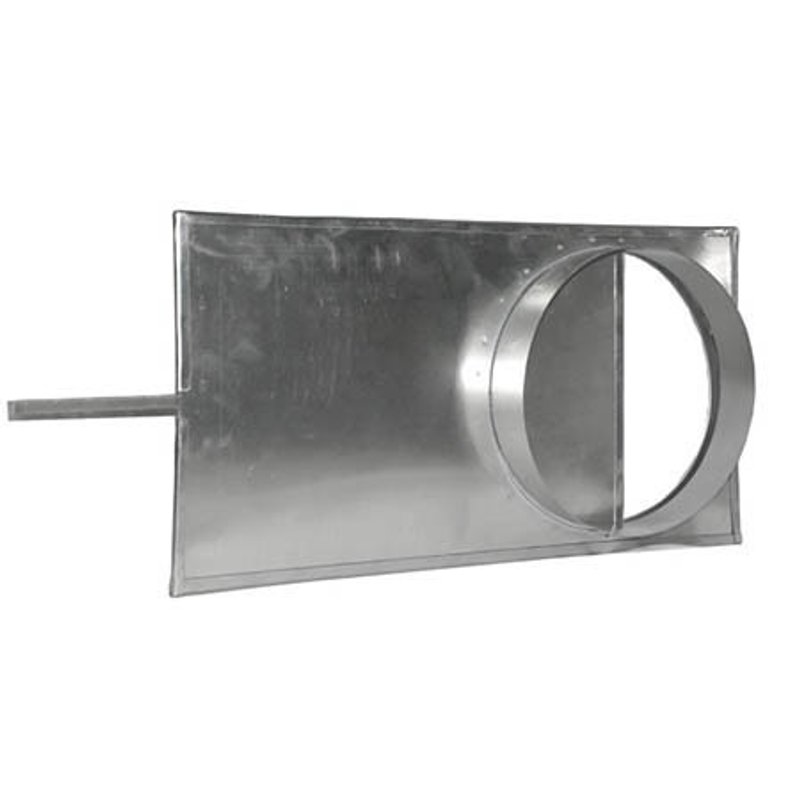 Шибер оцинкованная сталь d=115 толщина металла 0,5