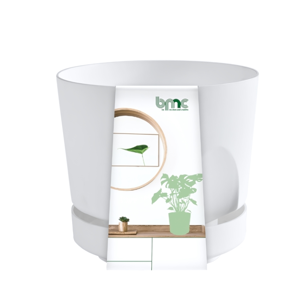 Кашпо "Тренд" (0,8л.) Цв. Белый