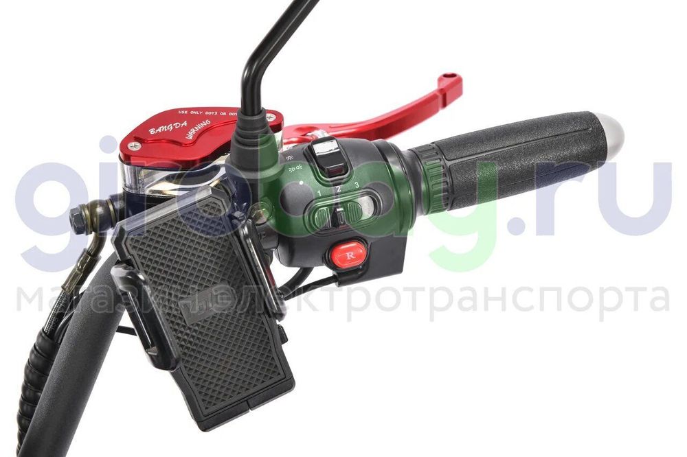 Электроскутер WHITE SIBERIA IKRA 5000w - (Красный) фото 18 фото №20