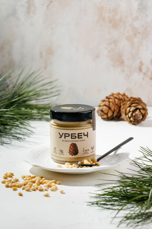 Урбеч из ядра кедрового ореха / 180 г / ТМ Сибирский кедр