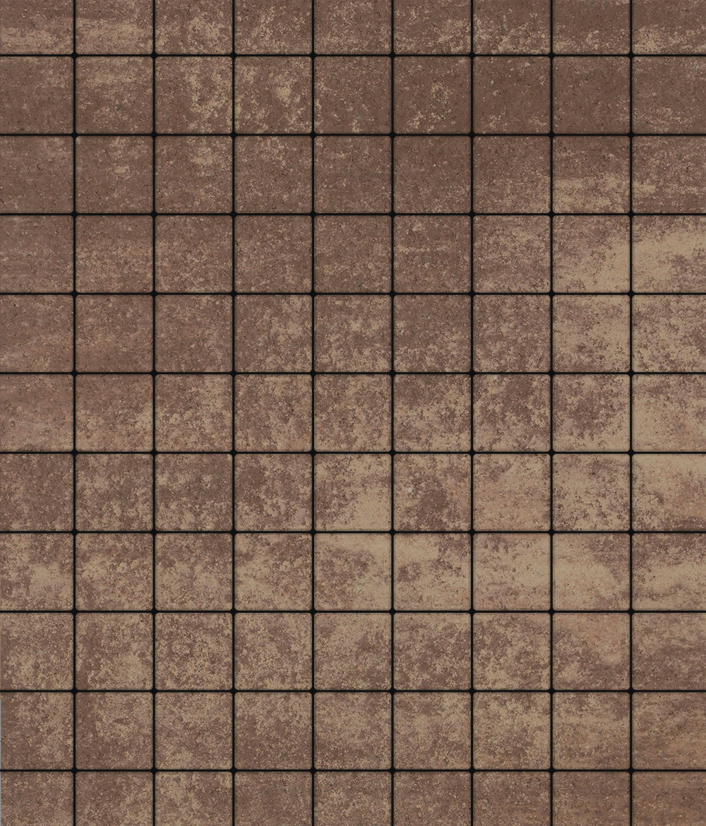 Тротуарная плитка ВЫБОР, форма Квадрат 100*100, h=80мм