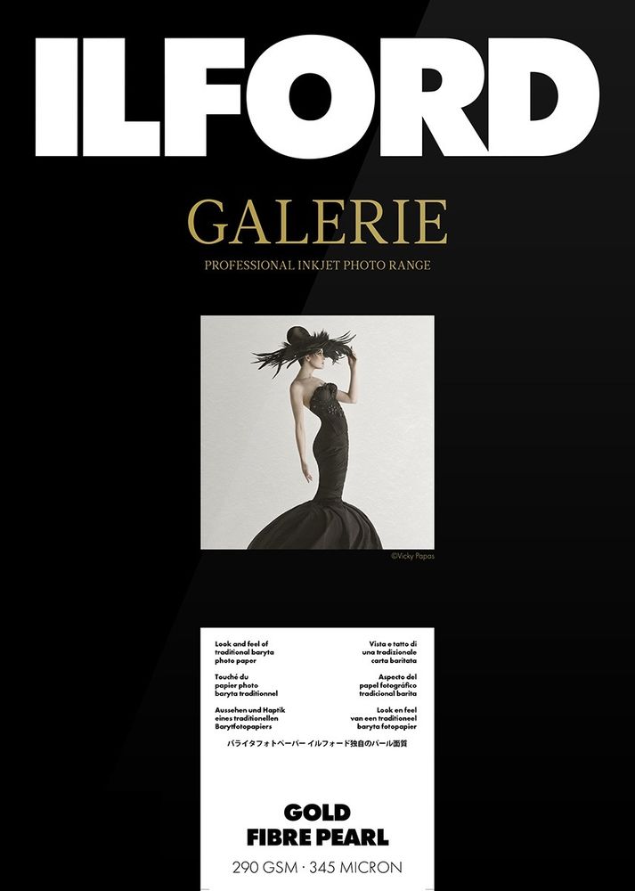Фотобумага ILFORD Galerie Gold Fibre Pearl, 1 рулон, 44&quot; - 111,8cm x 15m (GA6975111016)