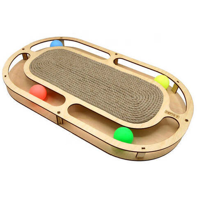 Gosi игрушка для кошек трек  стадион с шариками и когтеточкой