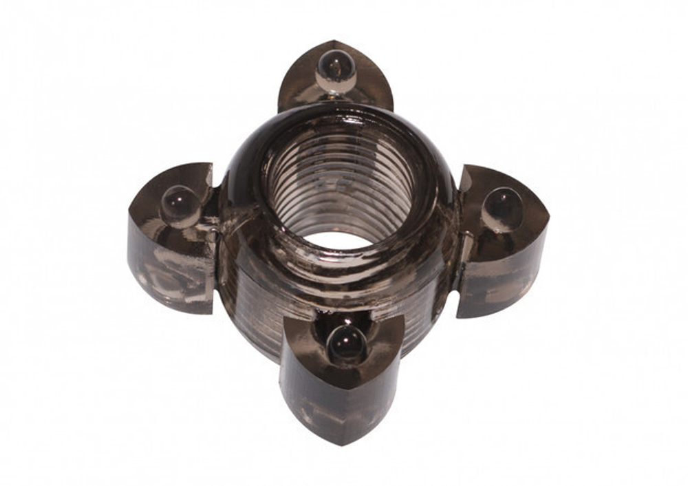 Эрекционное кольцо Rings Screw black (Цвет: черный)