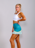 Юбка RS Court Slice Skirt - Mesh (Striking Teal) (252W603-002)