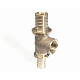 Тройник с внутренней резьбой на боковом проходе Рехау Rautitan 40 х 1* х 40