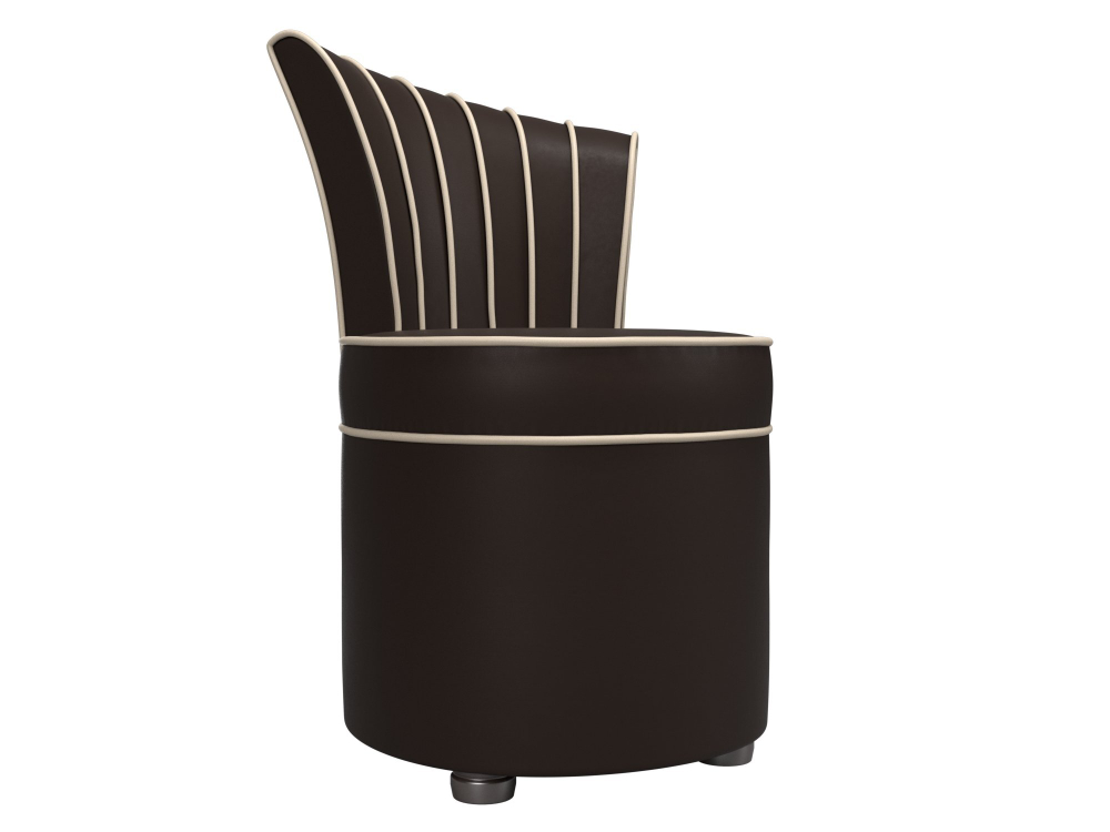 Пуф Ирис, Коричневый, Экокожа, 29294