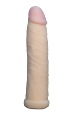 Телесная насадка Harness из неоскин - 17,4 см. (Цвет: телесный)