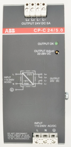 Блок питания ABB CP-C 24/5.0 (1SVR427024R0000) регулятор выходного напряжения