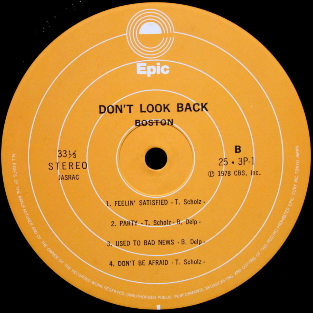 Boston / Don't Look Back (LP)