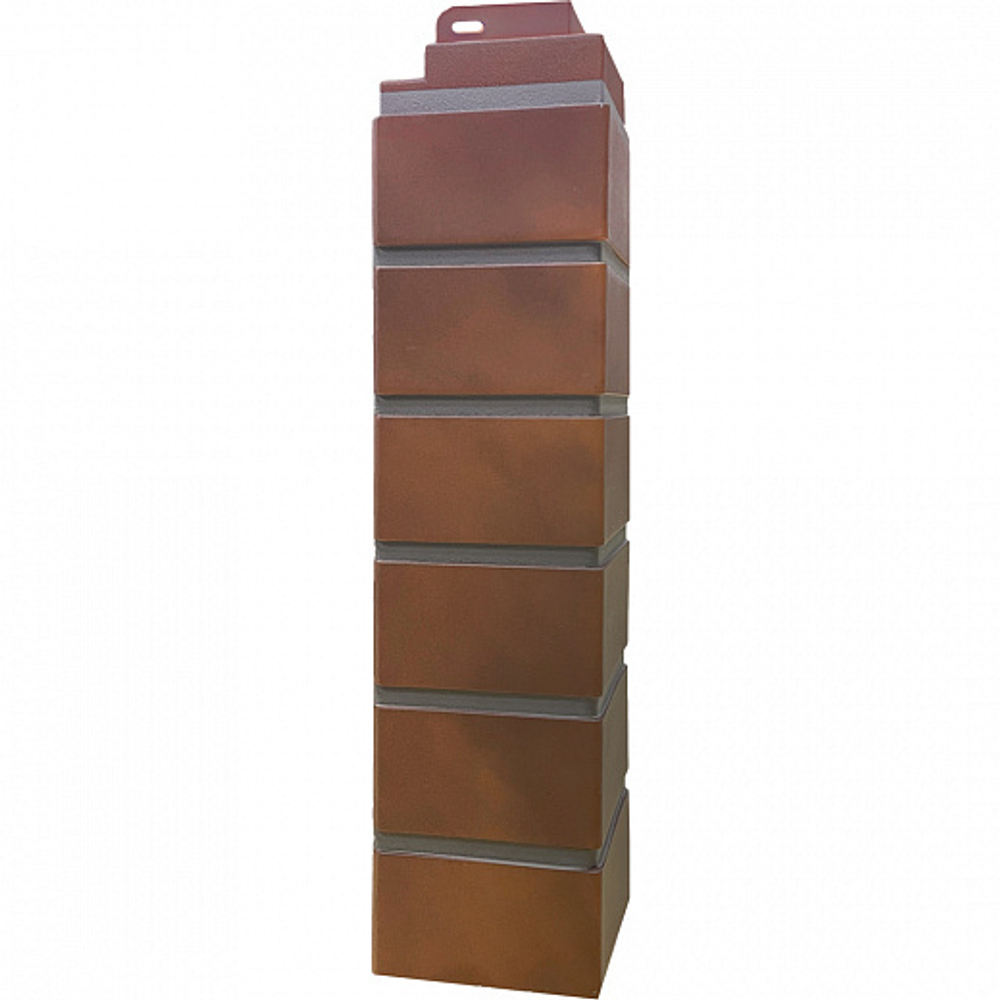 Наружный угол Кирпич Клинкерный 3D, керамический-чёрный Fineber (Файнбир)