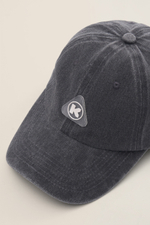 Кепка KUL'TURA "Logo K" Garment Dyed Темно-серый