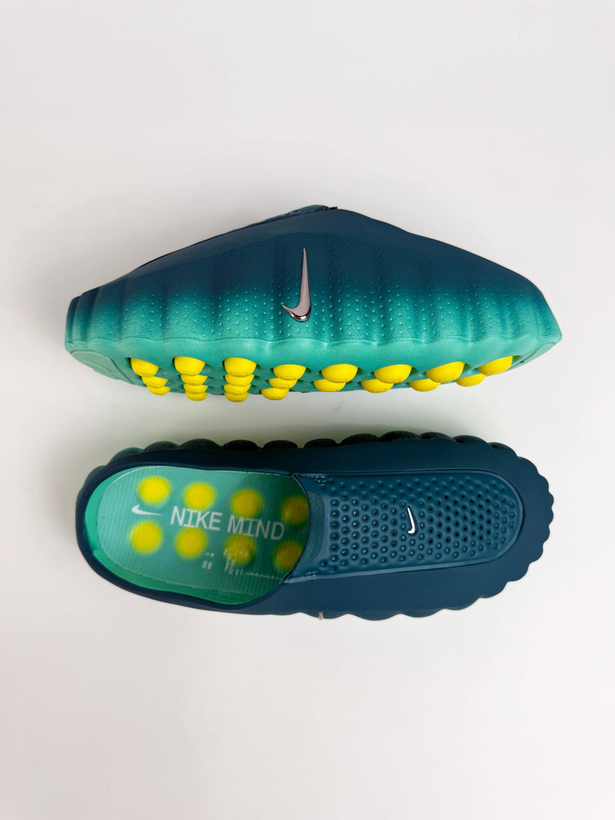 Тапочки Nike Mind 001 #B294 (зел.)