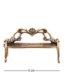 Народные промыслы AM-3677 Фигурка «Лавка ажурная» (латунь)