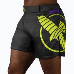 Шорты Hayabusa Icon MMA чёрно-неоновые