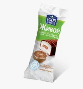 СЫРОК ГЛАЗИРОВАННЫЙ ЖИВОЙ ВАРЕНАЯ СГУЩЕНКА 16% 36ГР FOOD MASTER