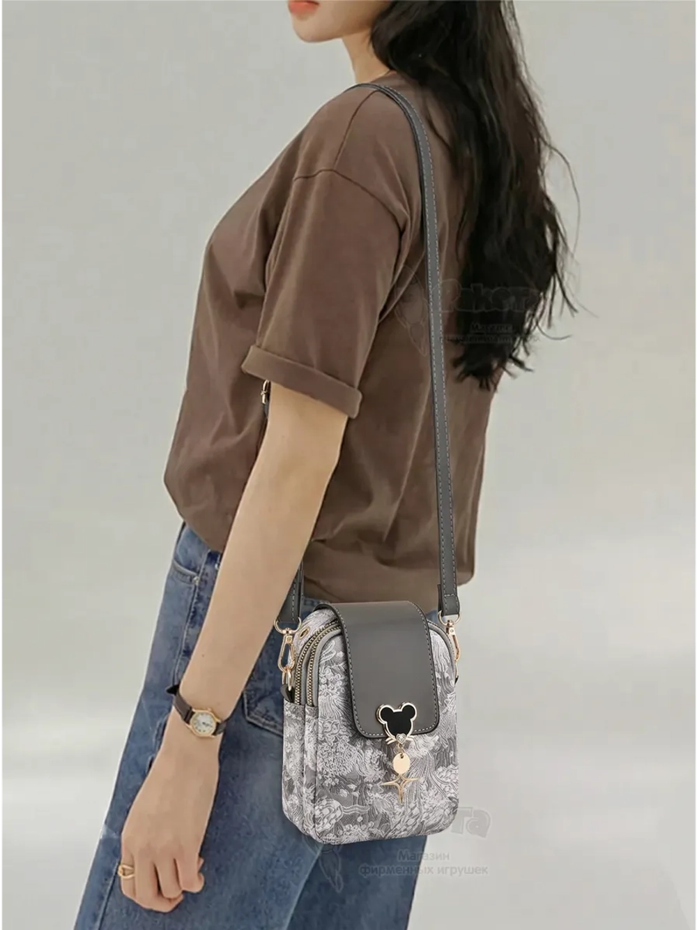 Сумка для девочки подростка на плечо кросс боди