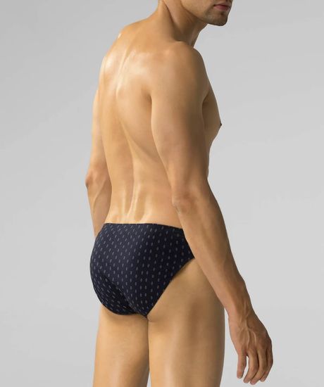 Мужские трусы (3шт) слипы спорт Atlantic 3MP-177, темно-синий + темно-голубой + серый