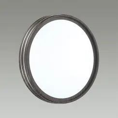 7604/DL PALE SN 176 Светильник пластик/белый/венге/хром LED 48Вт 4000К D390 IP43 TROSTO
