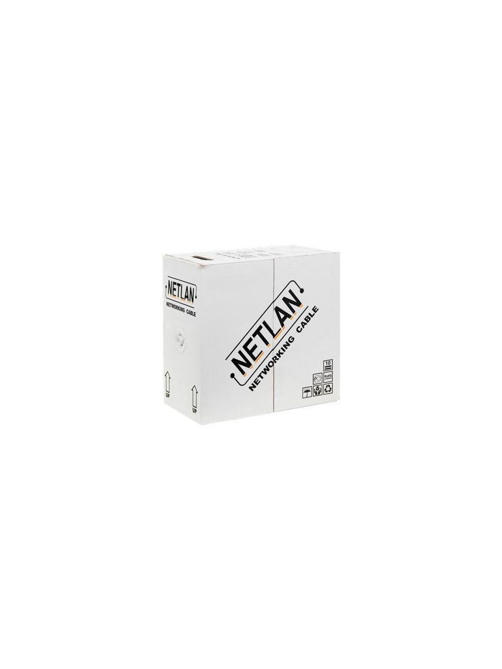 Кабель U/UTP кат.6 4 пары LSZHнг(B)-HF оранж. (уп.305м) NETLAN EC-UU004-6-LSZH-OR