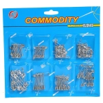 Булавки английские 160шт. «Favorite Hous «, цвет серебро