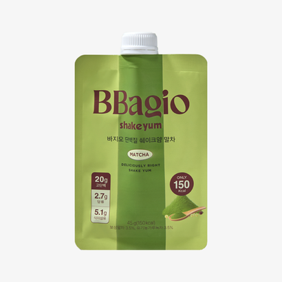 BBAGIO Протеиновый шейк со вкусом матчи Matcha Shake Yum (1 шт * 45 г)