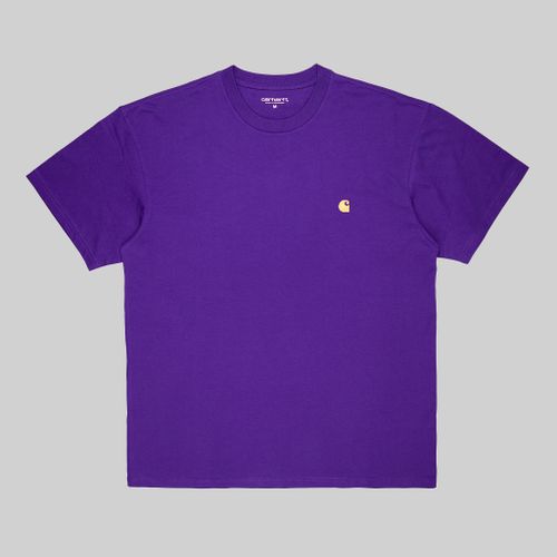 Футболка мужская Carhartt WIP Chase артикул:I026391_tyrian - купить в магазине Дайс