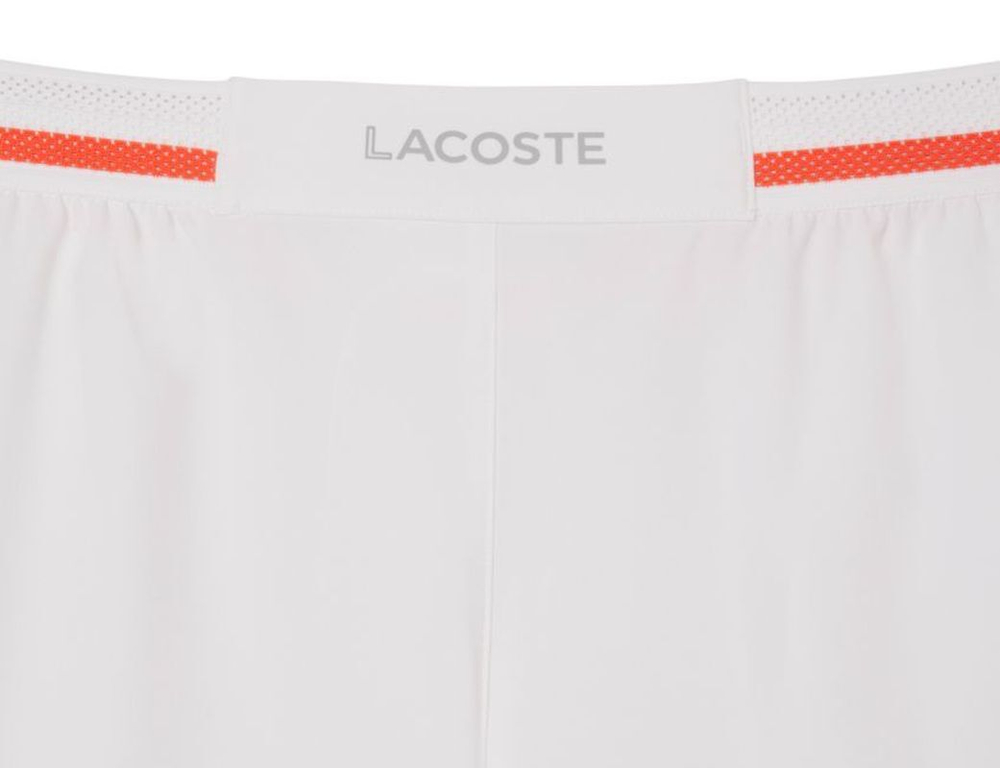 Мужские теннисные шорты Lacoste Tennis x Novak Djokovic Sportsuit - белый
