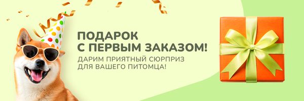 Подарок с первым заказом!