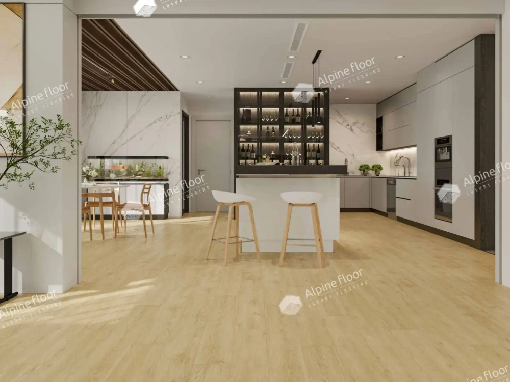 SPC ламинат Alpine Floor Дуб Ваниль Селект