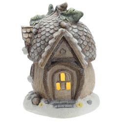 GAEM Фигурка декоративная "Домик" с подсветкой (АААх3, н/п), L25 W27 H34 см