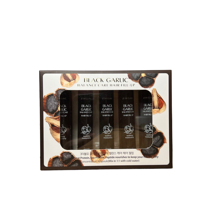 Филлер для волос 3W Clinic Black Garlic восстанавливающий с экстрактом черного чеснока Balance Hair Full-Up 13 мл