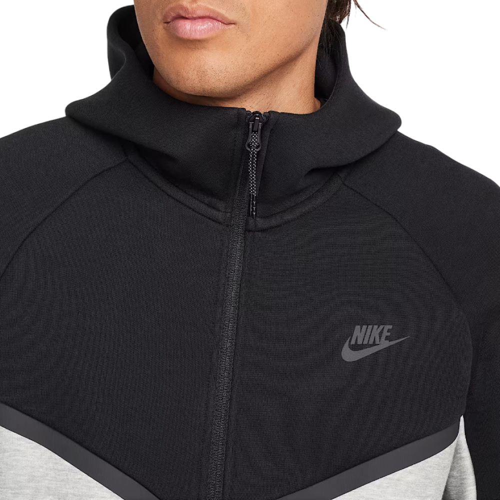 Зип Худи Nike Tech Fleece 2024 Black/Grey