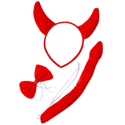 Комплект карнавальный Черт красный