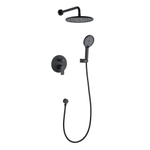 Душевой комплект Black&White Universe UK8311B 3 режима, матовый черный