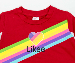 толстовка Likee радуга 2785