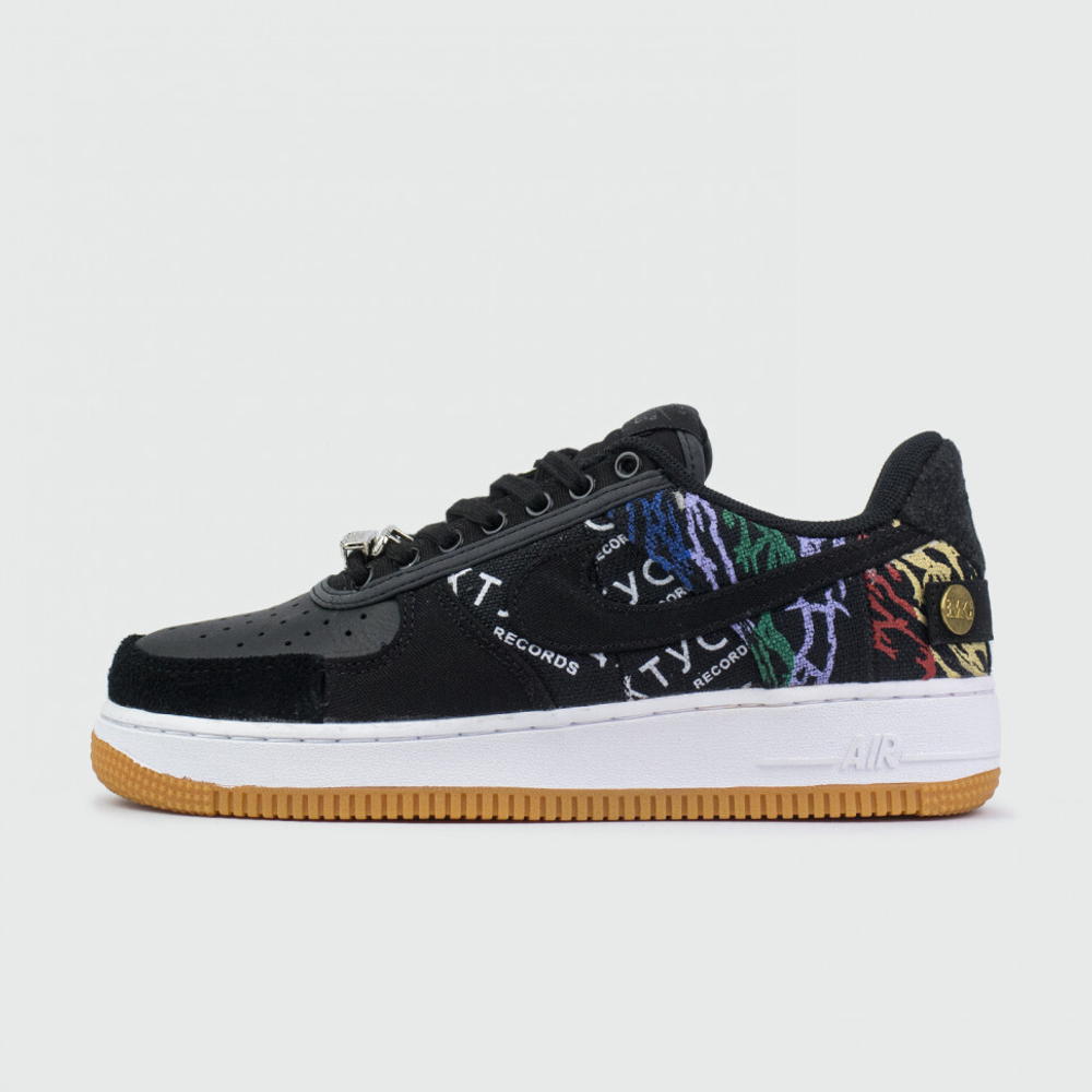 кроссовки Nike Air Force 1 Low x Travis Scott Cactus Jack Black White